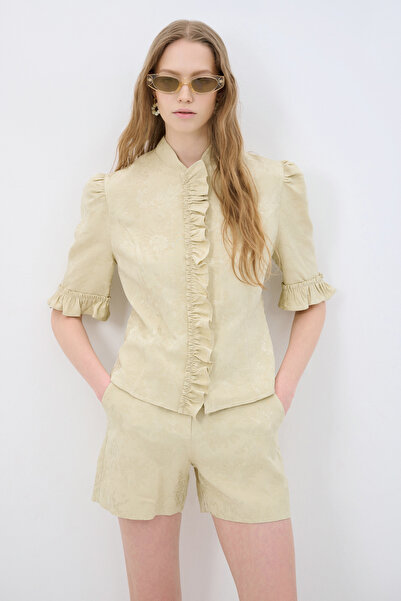 adL Ruffle Detailed Shirt