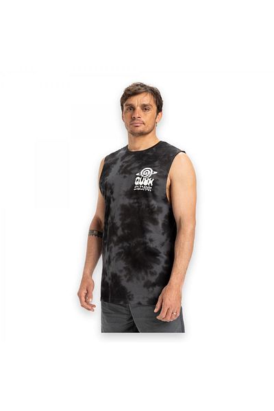 Quiksilver Ανδρικό μπλουζάκι Eqyzt08030 Td Cosmic Vibrations μαύρο