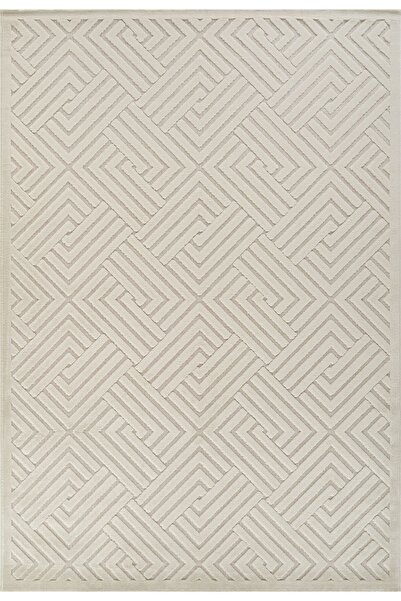 Kaşmir Halı 7/24 Iskandinav Olav Beyaz Salon Mutfak Halısı Yolluk