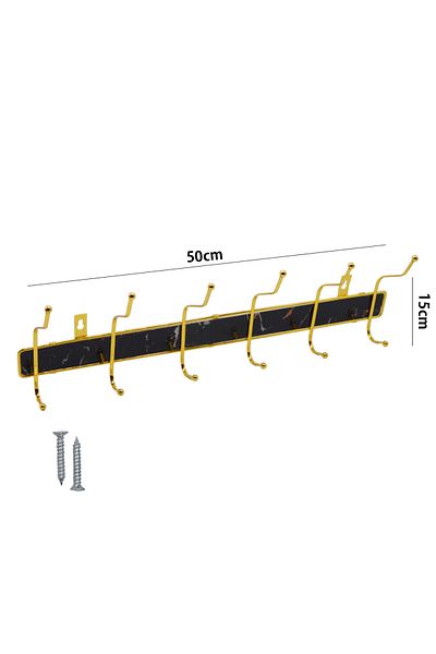 Generic Elastic wall clothes hanger with screws for hanging 6 hooks