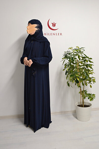 Bilenler Ferace din mătase din Medina cu șal încorporat