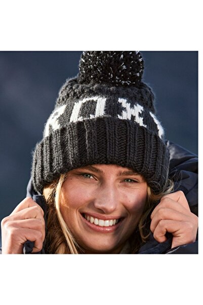 Roxy Tonic Beanie Beretă neagră pentru femei BERETĂ PENTRU FEMEI ERJHA04281