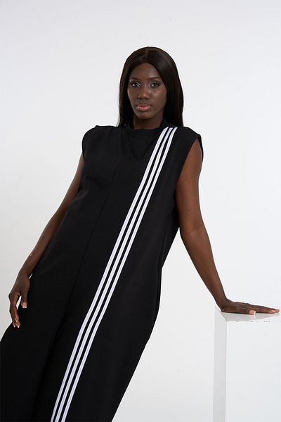 HANIQA Striped Sports Jumpsuit