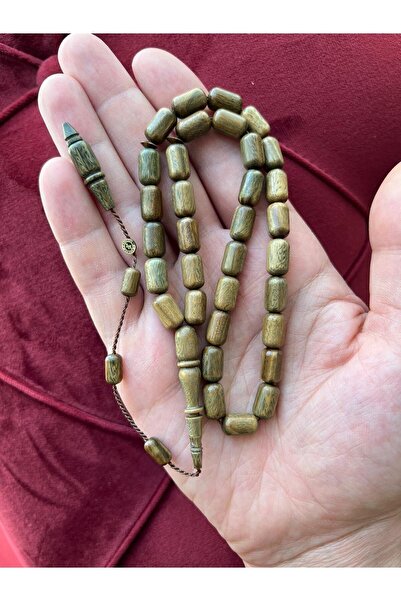 Kehribarstore Mătăsos verde Mehmet Erbabacan Usta Imzalı Pelesenk Tesbih - Iș...