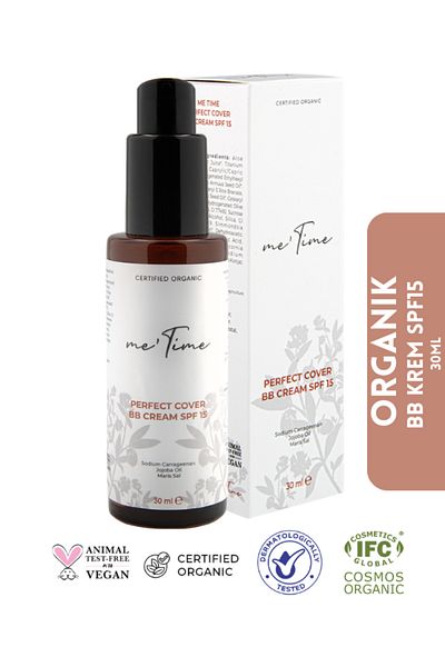 me time Organic Bb Cream Spf15 Medium Tone |   Perfect Coverage 30ml