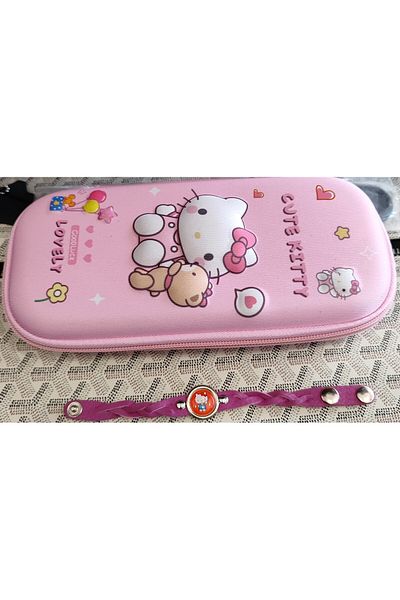 bundle island Trusa pentru creion pentru copii cu figurine Hello Kitty în relief