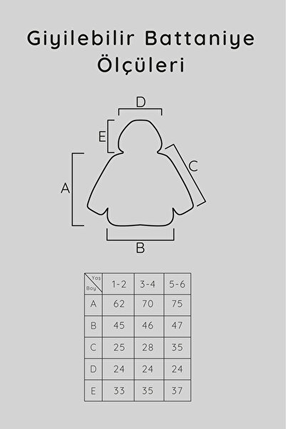 LUCKKA Heritage Double Layer Wellsoft Παιδική κουβέρτα που φοριέται - Λούτρινο Poncho Oversize - Ztpufbat
