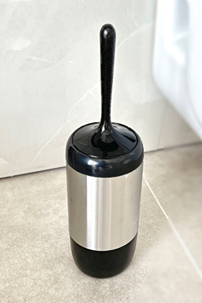 Prima Nova Βούρτσα τουαλέτας Κάδος Απορριμμάτων Μπάνιου Lima 2 Συσκευασία Μαύρη