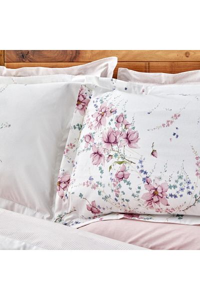 Karaca Home Dalila 100% baumwolle doppelbett bettwäsche set pink