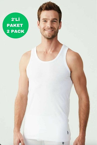 U.S. Polo Assn. Men'S, Licensed, 95% Cotton, 5% Elastane, 2-Piece Undershirt (Boxed)