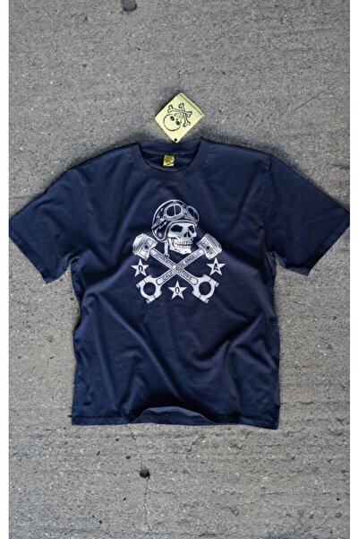 Overdrive Μπλουζάκι Johnson Motors με κανονική εφαρμογή για μοτοσικλέτα