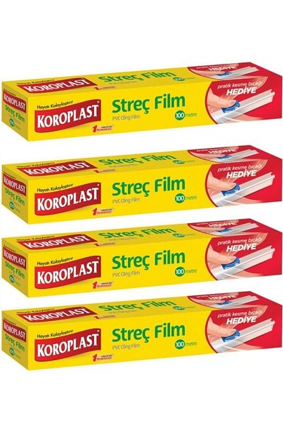 Koroplast Stretch Film Cutting Knife Gift 100 m X 4 Pieces
