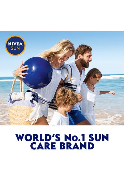 NIVEA SUN Kids Swim & Play Sun Lotion, UVA & UVB Protection, SPF 50+, 150ml, Pack of 2