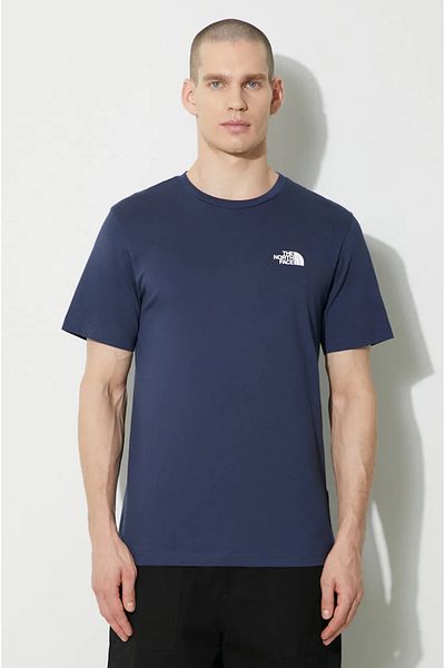 THE NORTH FACE Ανδρικό μπλουζάκι σε μπλε ναυτικό σύντομο navy navy The North face