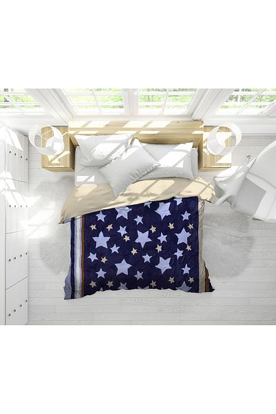 ALCAM Pilota cocolino, Alcam, Stelle Fleece, 200x220 cm, 250g/mp