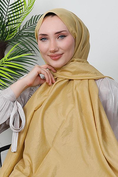 GİYZAMİLA Brisa Shawl Mustard