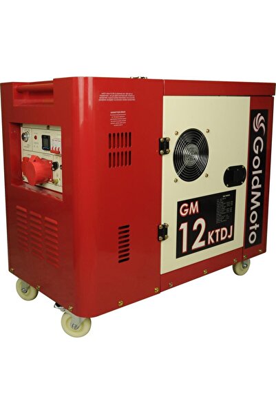 gold moto GoldMoto GM12KTDJ Dizel Marşlı Kabinli Jeneratör 12 KW Trifaze