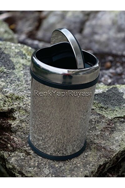 RENK YAPI RÜYASI 16Lt Trash Can, Swing Lid Trash Can, Swing Lid Trash Can, Stainless Trash Can, Ergonomics