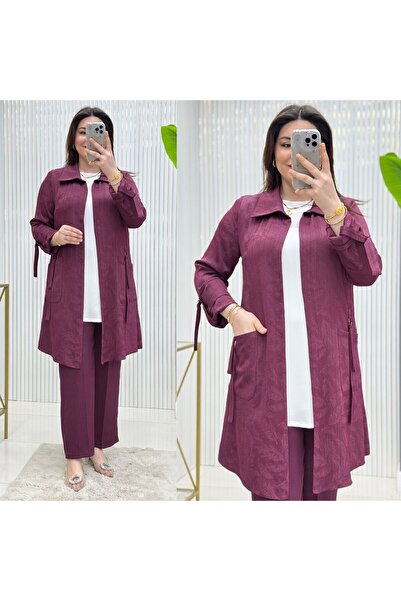 GK Shirt Collar Triple Tunic Set