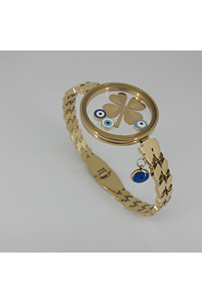 PİNA HEDİYELİK AKSESUAR ÇELİK BİLEKLİK YARIM ALTIN ÇEYREK ALTIN UYUMLU AÇILIR...