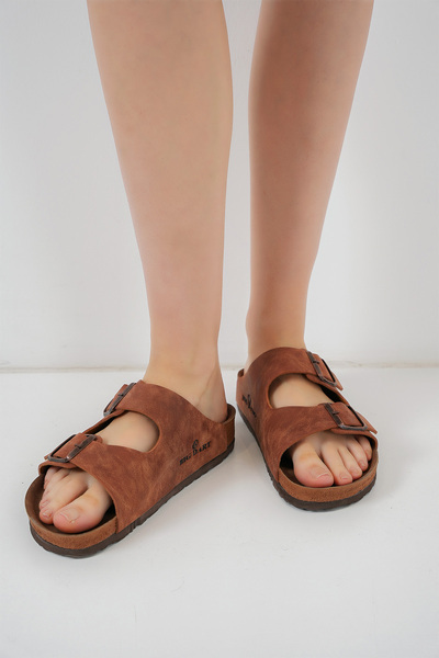 Bigdart Unisex Ortopedik Terlik 010182 - Taba