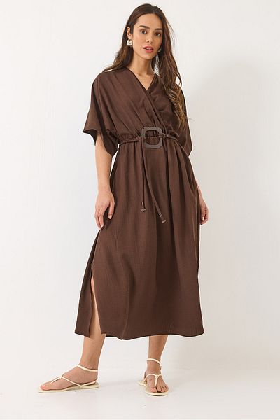 Bianco Lucci Γυναικείο πέτο με διπλό στήθος Batwing Sister Lined Karera 5946 60283043