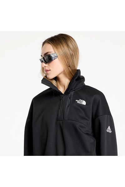 THE NORTH FACE Γυναικείο φούτερ φλις μαύρο 1/4 με φερμουάρ The North Face