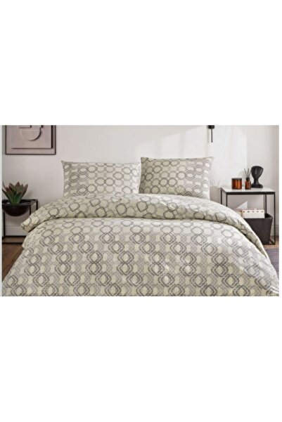 Taç TAÇ YENİ SEZON PAMUKLU ÇİFT KİŞİLİK NEVRESİM TAKIMI GALEN GRİ