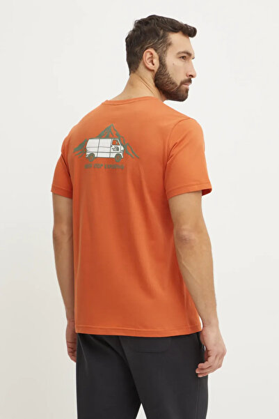 THE NORTH FACE Ανδρικό πορτοκαλί μπλουζάκι Outdoor Graphic The North Face