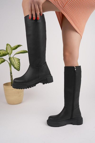 MUGGO Bery Damen-Stiefel mit dicker Sohle