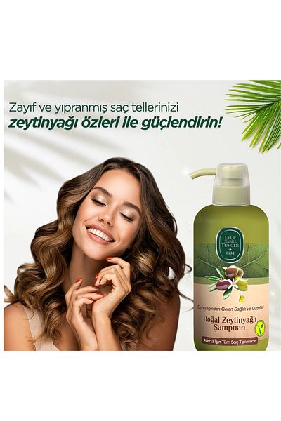 Eyüp Sabri Tuncer Natural Olive Oil Shampoo 600 ml