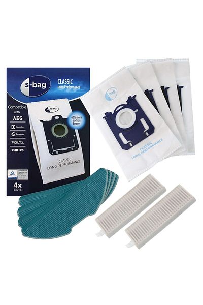 Supervac Robot Vacuum Cleaner Care Kit Compatible with Philips 2000 Series Xu2000, Xu2100, Filter, Mop, Dust Bag
