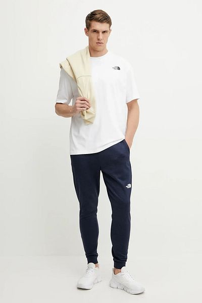 THE NORTH FACE Ανδρική λευκή μπλούζα μεγάλου μεγέθους nuptse The North Face