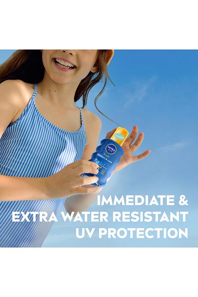NIVEA SUN Kids Protect & Play Moisturizing Sun Spray, SPF 50+, 200ml, Pack of 2