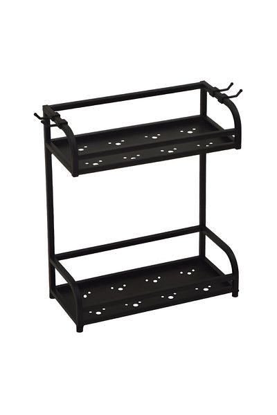 Generic 2-Tier Multi-Use Metal Organizer Rack