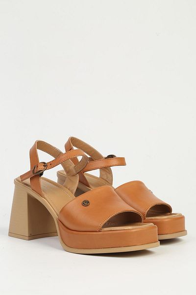 Pierre Cardin Tan γυναικεία παπούτσια με τακούνι PC-54586