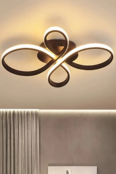 RSCOLLECTIONS Lalezar Modern Sarkıt Plafonyer Led Avize - 3 Renk Kumandasız S...