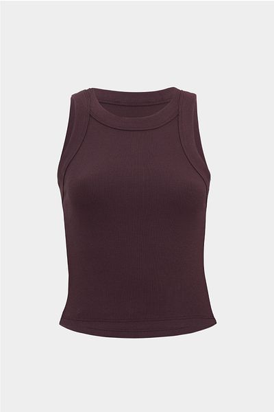 Açelya Okcu Halter Collar Cotton Slim Fit Premium Women's Tank Top