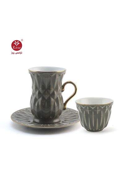 Rose CR-1818-27-Piece Tea and Coffee Serving Set Rose