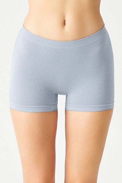 Los Ojos 3 Pieces Ribbed Seamless Boxer Briefs 3xboyshort