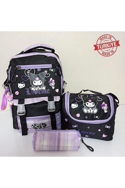 great bags Rucsac ortopedic pentru școală pentru fete în stil coreean Set de școală primară cu nutriție termică și suport pentru stilouri
