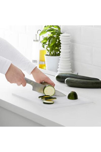 LEGITIM Chopping board, white, 34x24 cm
