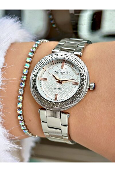 Ferrucci FERRUCCİ GÜMÜŞ METAL KADIN KOL SAATİ