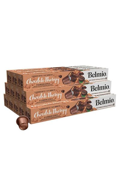 Belmio Chocolate Therapy Coffee Capsules Pack of 12 sleeves Compatible with Nespresso Original Line