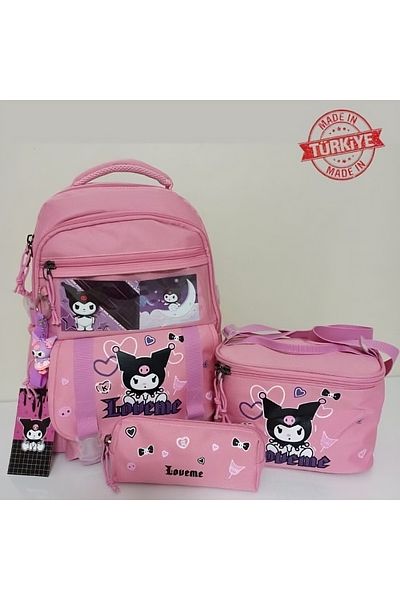 great bags Rucsac ortopedic pentru școală pentru fete în stil coreean Set de școală primară cu nutriție termică și suport pentru stilouri