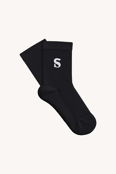 Socrates Logo Towel - Black Socks
