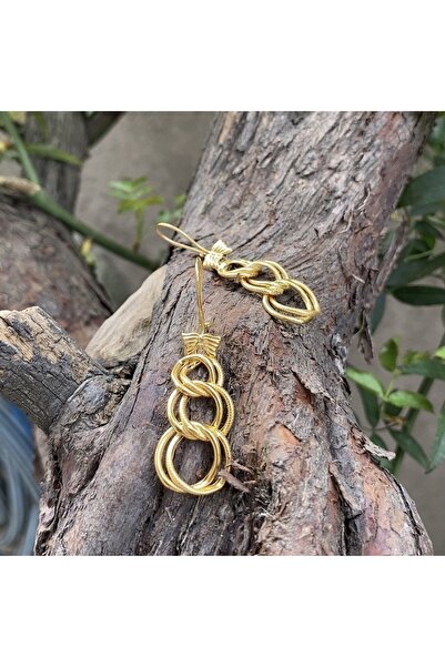 DİLEK KUYUMCULUK Samanyolu altın küpe