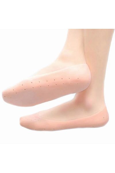 Altın Nokta Basım Yayın - Kaynak Kitaplar 1 Pair Silicone Breathable Booties Silicone Foot - Heel Protector Moisturizer