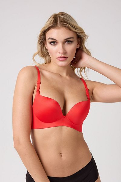 leswear Double Push up Laser Cut Bra Seamless No Trace B Cup