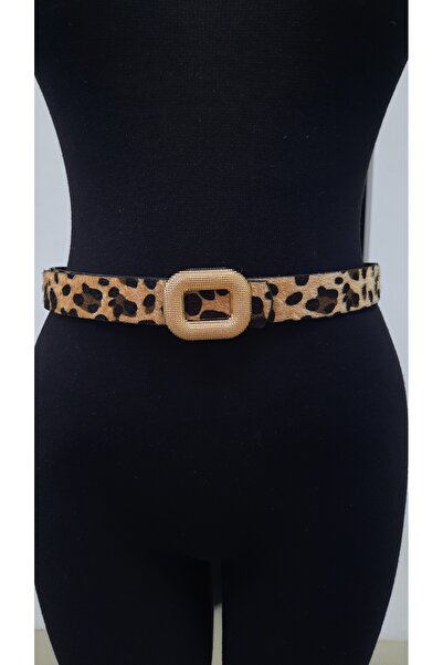 GOLD OVAL TOKALI DOKULU KEMER,GÜNLÜK KEMER,ELBİSE KEMERİ